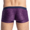 L'Homme invisible Heliotrope Hipster Push-Up Trunks - Purple