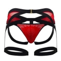 CandyMan Garter Jockstrap - Red