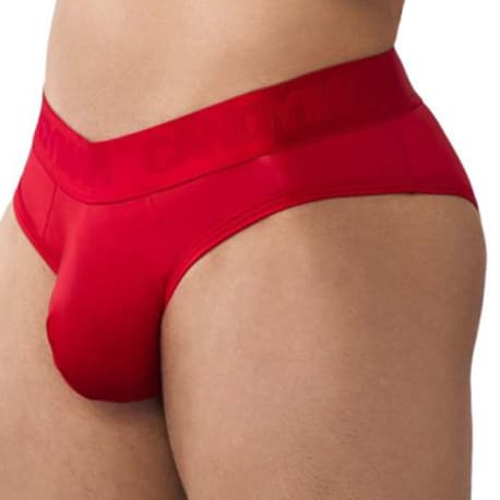 CandyMan Back Tie Briefs - Red