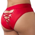 CandyMan Back Tie Briefs - Red