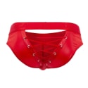 CandyMan Back Tie Briefs - Red