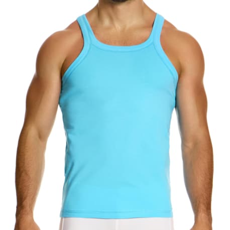 Modus Vivendi Peace Cotton Tank Top - Aqua