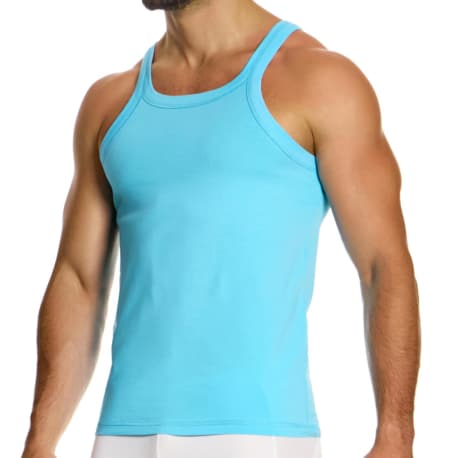 Modus Vivendi Peace Cotton Tank Top - Aqua