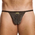 Modus Vivendi Crackled Tanga Briefs - Gold