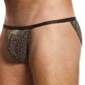 Modus Vivendi Crackled Tanga Briefs - Gold