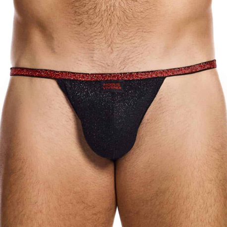 Modus Vivendi Sparkle Tanga Briefs - Black