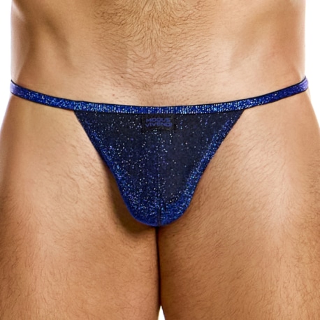 Modus Vivendi Glitter Tanga Briefs - Blue