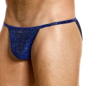 Modus Vivendi Glitter Tanga Briefs - Blue