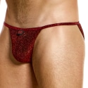 Modus Vivendi Glitter Tanga Briefs - Red