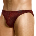 Modus Vivendi Glitter Low Cut Briefs - Red