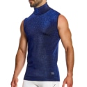 Modus Vivendi Glitter Sleeveless Tank Top - Blue