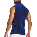 Modus Vivendi Glitter Sleeveless Tank Top - Blue