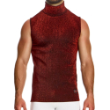 Modus Vivendi Glitter Sleeveless Tank Top - Red