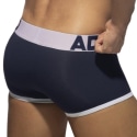 Addicted Open Fly Cotton Trunks - Navy - White