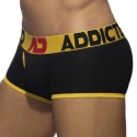 Addicted Boxer Open Fly Coton Noir - Jaune