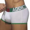 Addicted Boxer Open Fly Coton Blanc - Vert