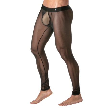 Sexy Mens See Through Ultra-thin Transparent Leggings Long Johns
