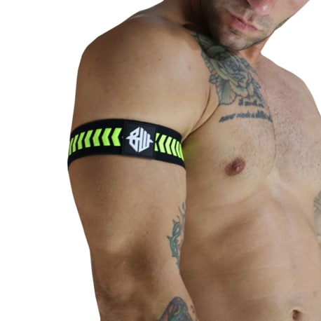 Breedwell 2-Pack Daycrawler Armbands - Black - Neon Yellow