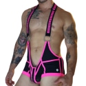 Breedwell Body Daycrawler Noir - Rose Fluo