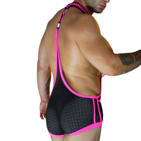 Breedwell Body Daycrawler Noir - Rose Fluo