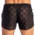 L'Homme invisible Black Lotus Sensation Shorts - Black