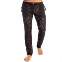 L'Homme invisible Black Lotus Lounge Pants - Black