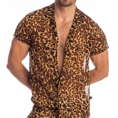 L'Homme invisible Leopard Boxy Shirt