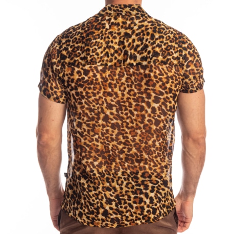 L'Homme invisible Leopard Boxy Shirt