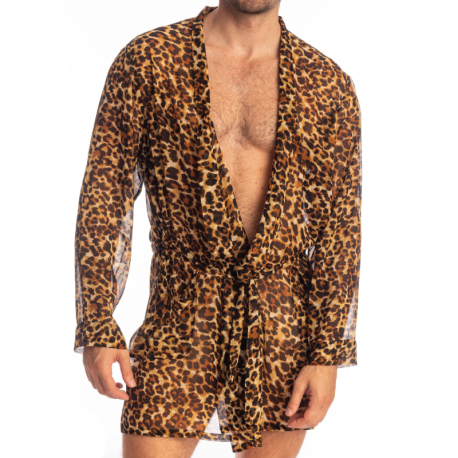 L'Homme invisible Leopard Dressing Gown