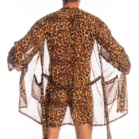 L'Homme invisible Leopard Dressing Gown