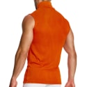 Modus Vivendi Curved Sleeveless Top - Orange