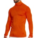 Modus Vivendi Curved Roll Neck T-Shirt - Orange