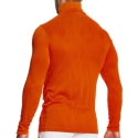 Modus Vivendi Curved Roll Neck T-Shirt - Orange