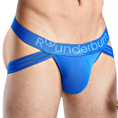 Rounderbum One Finger Lift Jock Strap - Blue