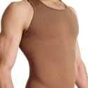 Rounderbum Seamless Compression Tank Top - Cacoa