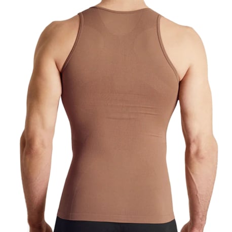 Rounderbum Débardeur Seamless Compression Cacao