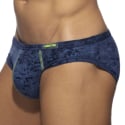 Addicted Velvet Shady Bikini Briefs - Navy