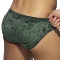 Addicted Velvet Shady Bikini Briefs - Green