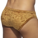 Addicted Velvet Shady Bikini Briefs - Mustard