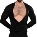 Andrew Christian City Wrap Burnout T-Shirt - Black