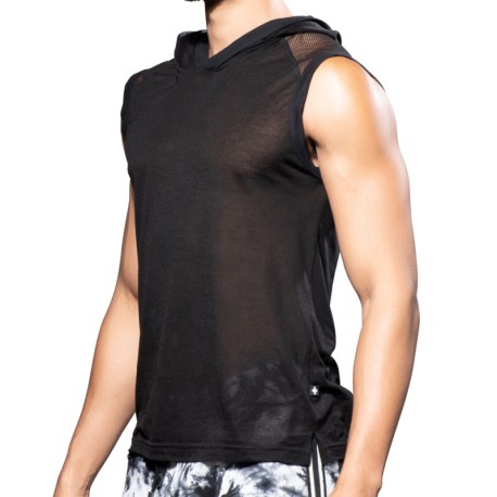 Andrew Christian Sports Mesh Tank Top - Black