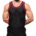 Andrew Christian Competition Mesh Tank Top - Black