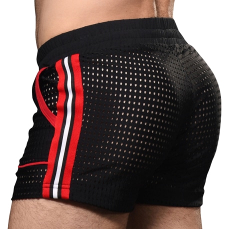 Andrew Christian Competition Mesh Shorts - Black