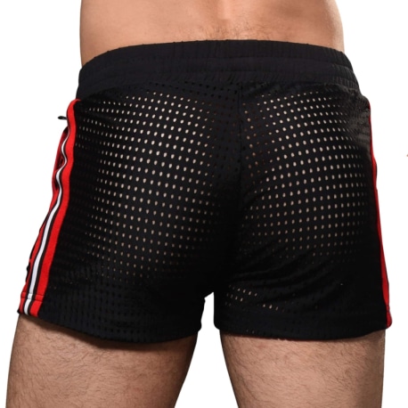 Andrew Christian Competition Mesh Shorts - Black