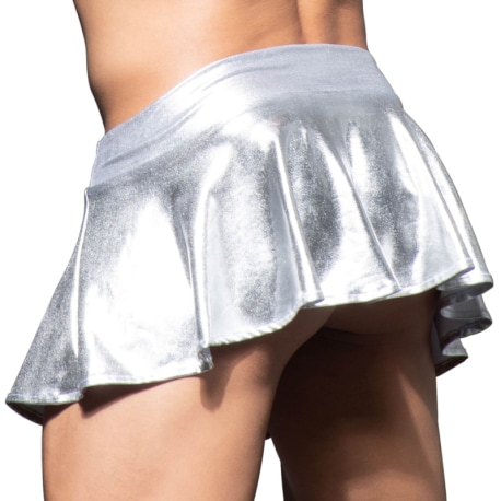 Andrew Christian Capsule Space Skirt - Silver