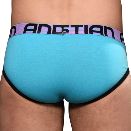 Andrew Christian Almost Naked Retro Briefs - Aqua