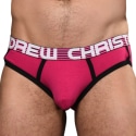 Andrew Christian Almost Naked Retro Briefs - Fuchsia