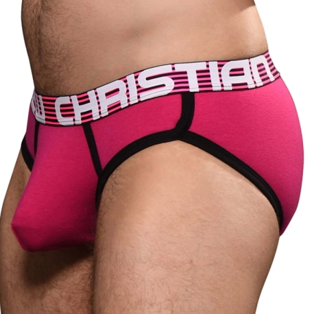 Andrew Christian Almost Naked Retro Briefs - Fuchsia