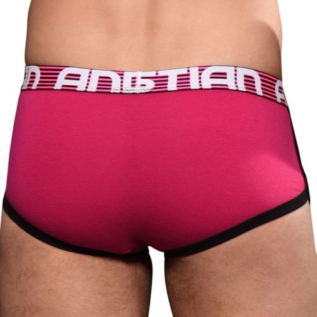 Andrew Christian Almost Naked Retro Pocket Trunks - Fuchsia