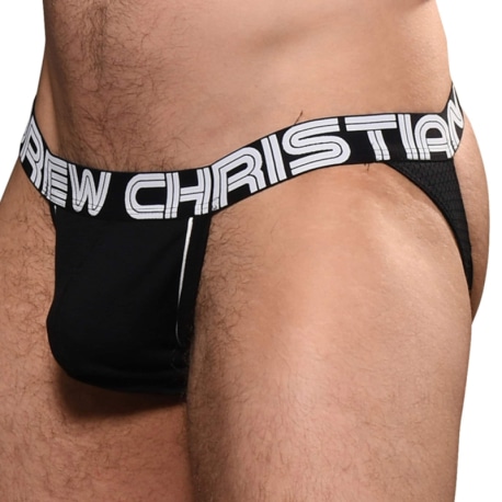 Andrew Christian Show-It Slow Fashion Jock - Black